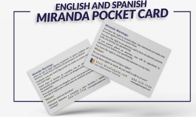 Did Detectives Dodge a Bullet? When Giving Miranda Rights in English and Spanish, Do it By the Book