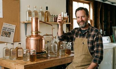 A Toast to Newly Legalized Home Distilleries, Backyard Moonshining, Basement Booze-Making and Garage Alchemy